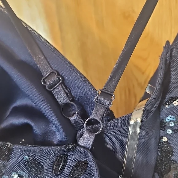 Speechless Midnight Blue Sequin Dress - Picture 8 of 9